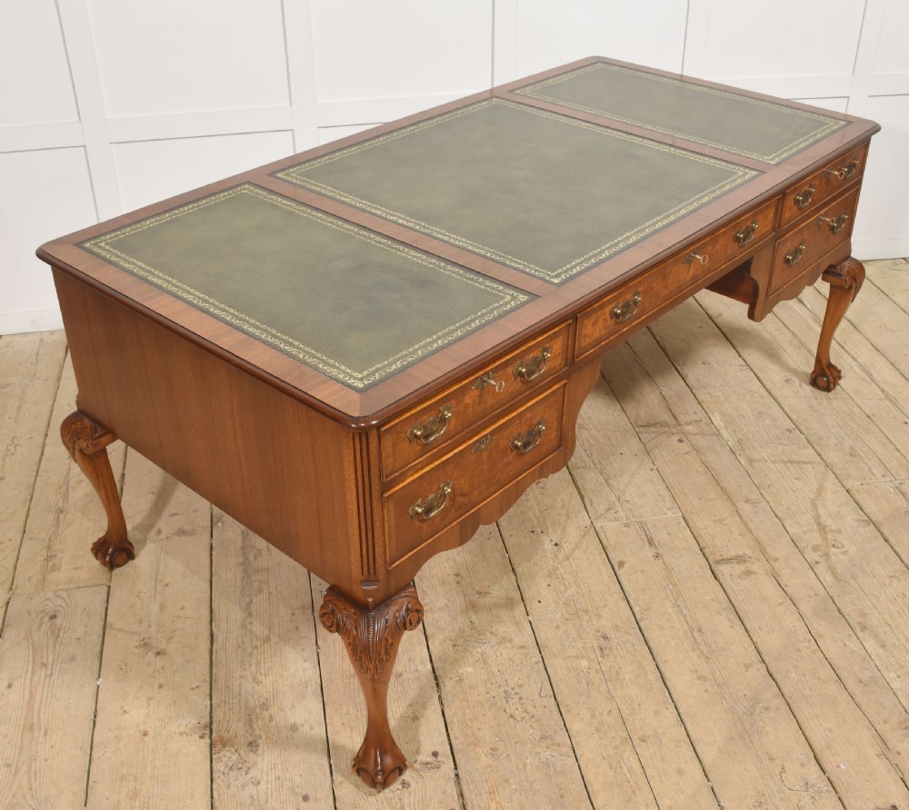 Fine Quality Burr Walnut Writing Table View VI
