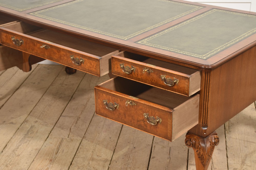 Fine Quality Burr Walnut Writing Table View X
