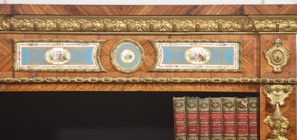 Pair Of Exceptional Kingwood And Tulipwood Open Bookcases View VI
