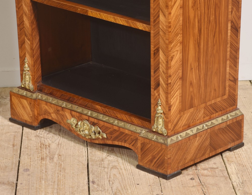 Pair Of Exceptional Kingwood And Tulipwood Open Bookcases View XVII