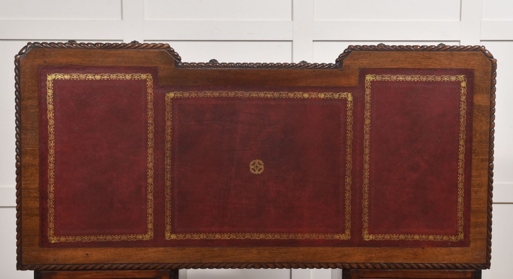 Mahogany Pedestal Desk View VIII