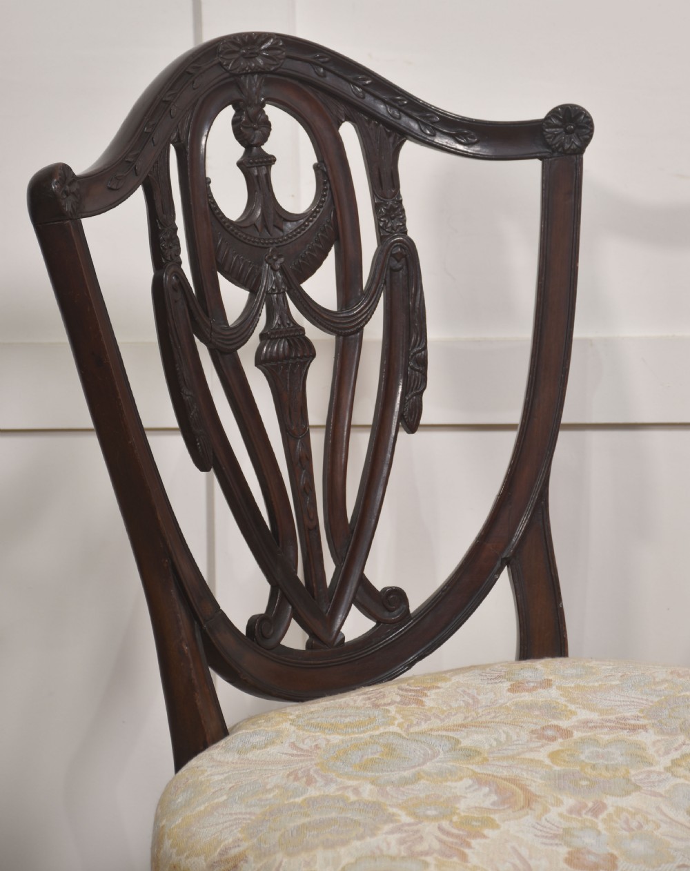Hepplewhite Style Mahogany Shield Back Chair View II