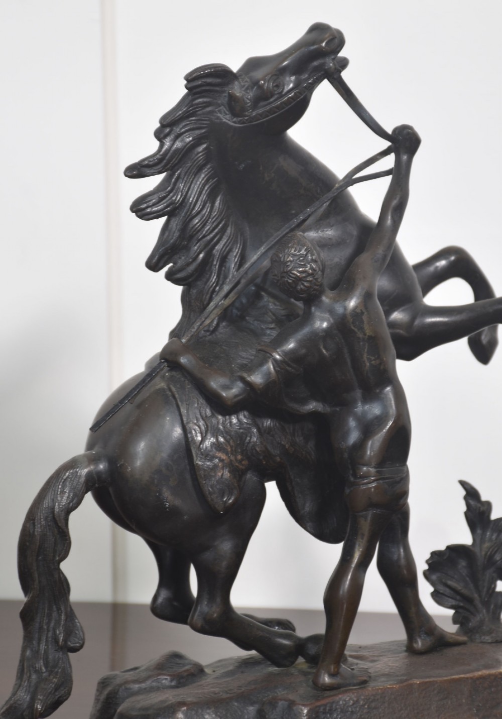 Pair Of Late 19th Century Bronze Figures Of The Marly Horses, After Guillaume Coustou View X