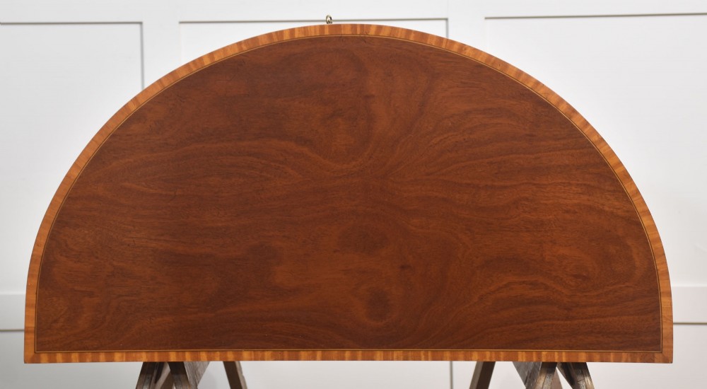 Edwardian Inlaid Mahogany Bow Front Cabinet View IX