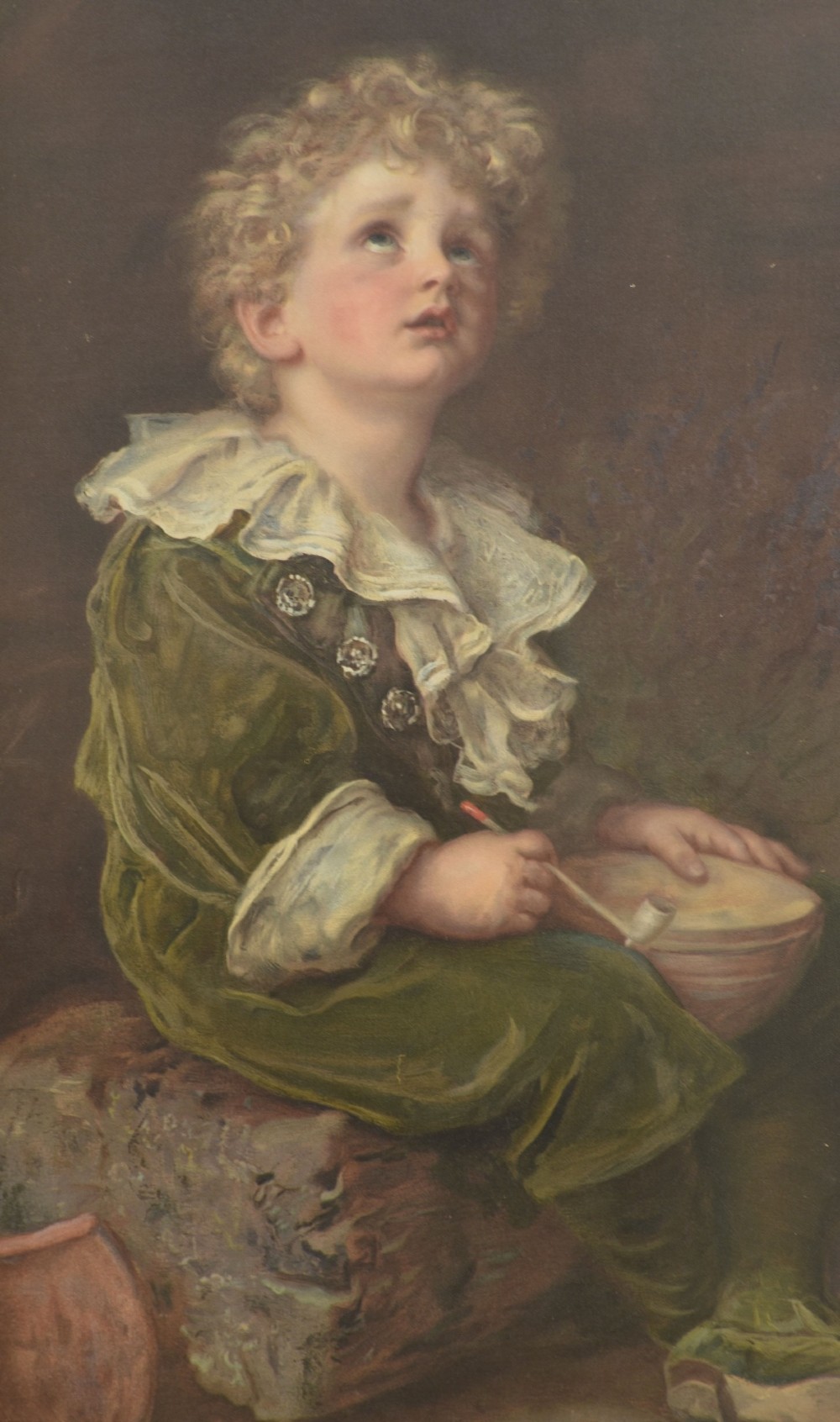 A pair of Victorian Pears Soap framed advertising prints depicting children in moulded gold giltwood frames. View IV