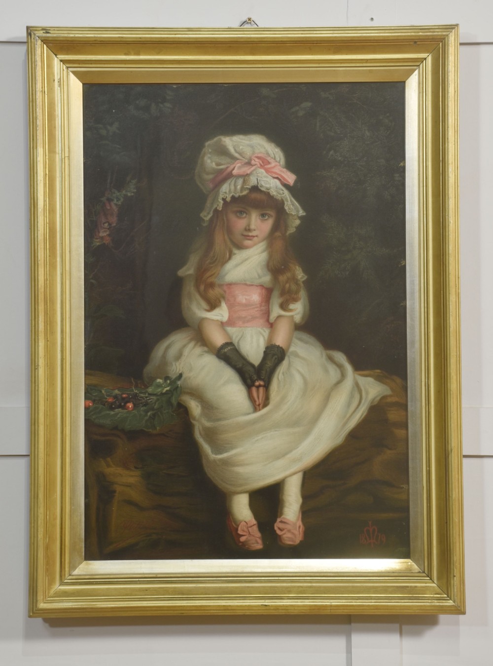 A pair of Victorian Pears Soap framed advertising prints depicting children in moulded gold giltwood frames. View VI