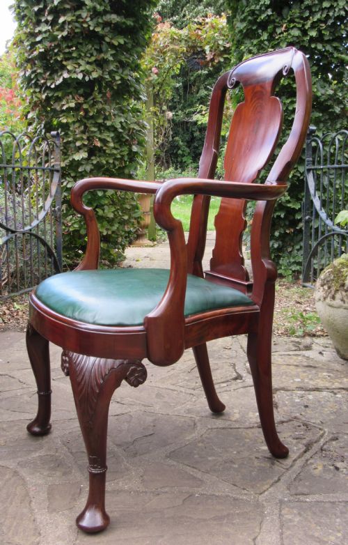 GEORGIAN STYLE MAHOGANY ARMCHAIR BY COOPER HOLT - ADDITIONAL PHOTO 1