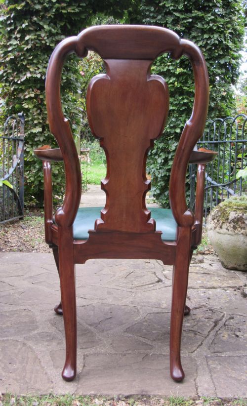 GEORGIAN STYLE MAHOGANY ARMCHAIR BY COOPER HOLT - ADDITIONAL PHOTO 2
