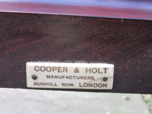 GEORGIAN STYLE MAHOGANY ARMCHAIR BY COOPER HOLT - ADDITIONAL PHOTO 5