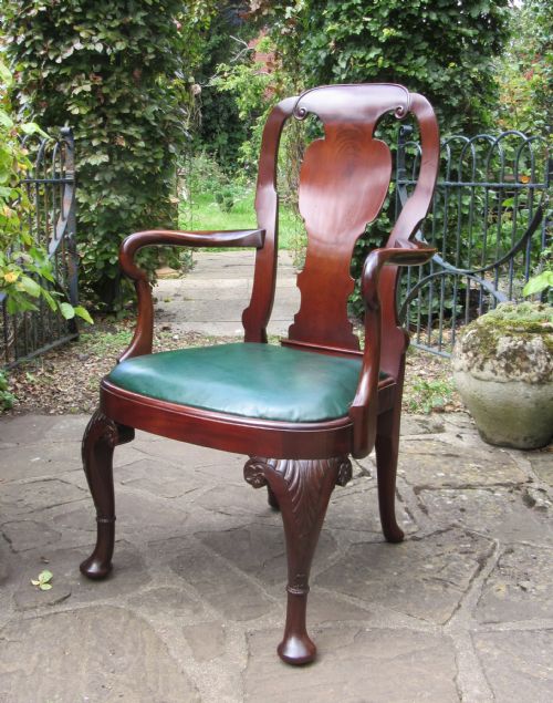 GEORGIAN STYLE MAHOGANY ARMCHAIR BY COOPER HOLT - ADDITIONAL PHOTO 9