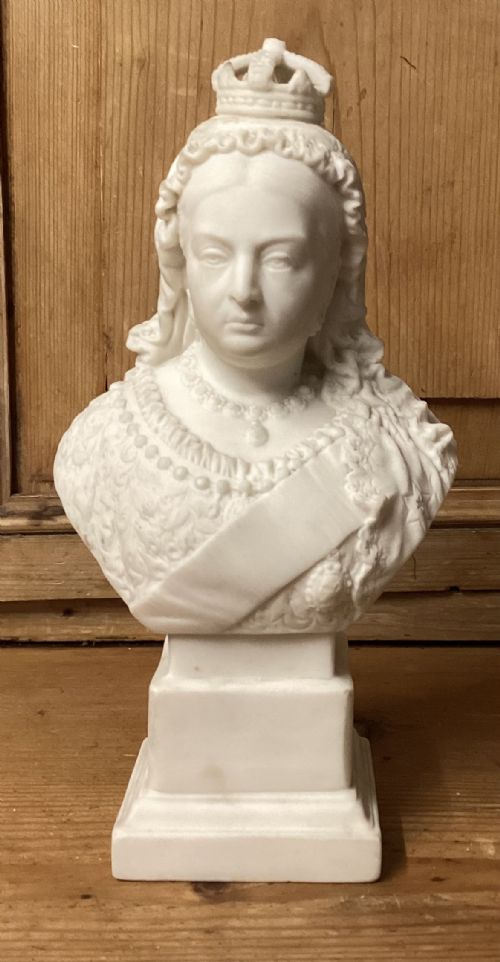 Queen Victoria Jubilee Parian Bust 1887