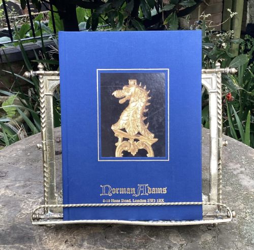 UNUSUAL ANTIQUE BRASS BOOK STAND C1870 - ADDITIONAL PHOTO 2