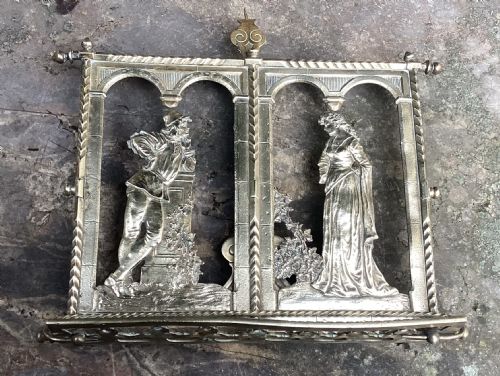 UNUSUAL ANTIQUE BRASS BOOK STAND C1870 - ADDITIONAL PHOTO 6