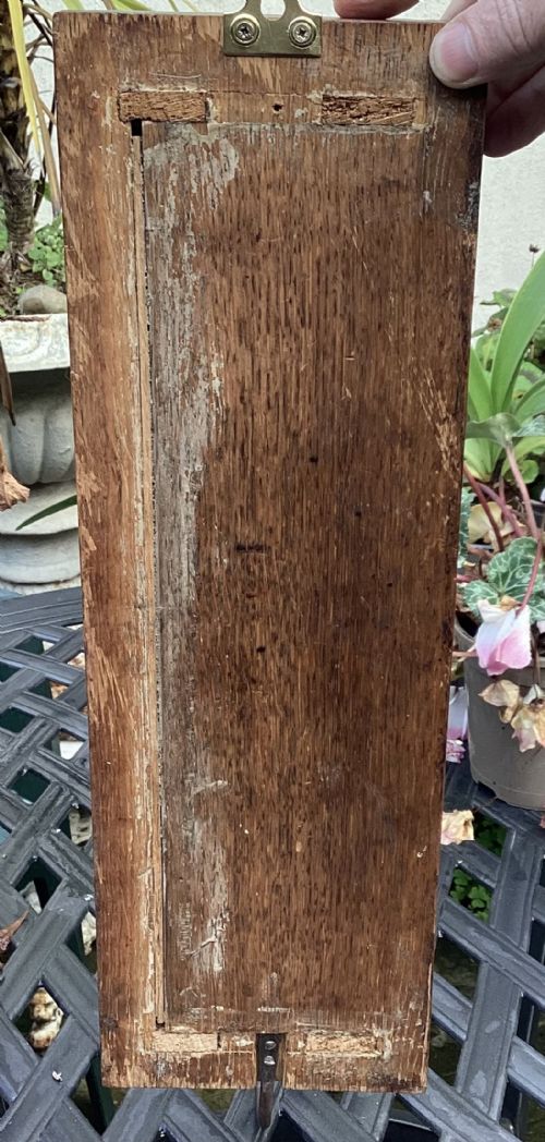 PAIR ANTIQUE CARVED OAK PRICKET CANDLE LIGHTS - ADDITIONAL PHOTO 3