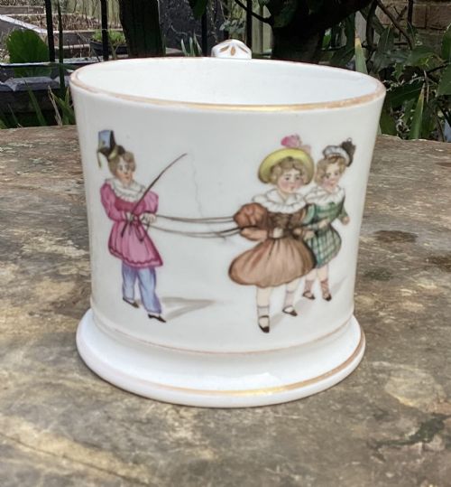 English Regency Porcelain Painted Mug C1830