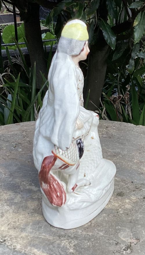 fig 1. SAINT GEORGE & THE DRAGON STAFFORDSHIRE FIGURE c1860