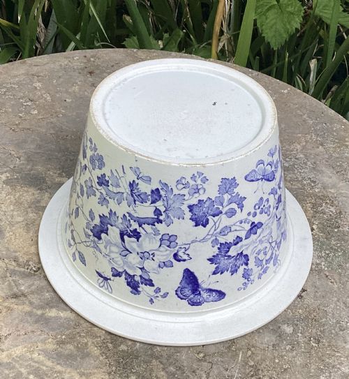 UNUSUAL ENGLISH BLUE WHITE LINER C1830 - ADDITIONAL PHOTO 1