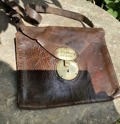 fig 1. RARE ROYAL ANMER HALL NORFOLK POST BAG c1860