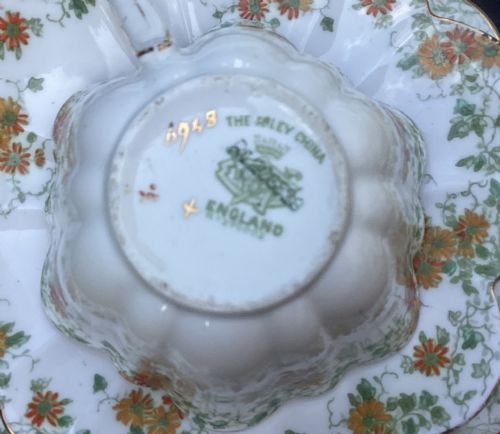 WILEMAN FOLEY SHELLEY 20PC TRAILING DAISIES TEA SET 6948 - ADDITIONAL PHOTO 2