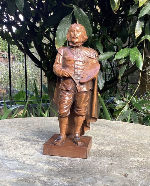 Well-carved Figure of Artist C1880