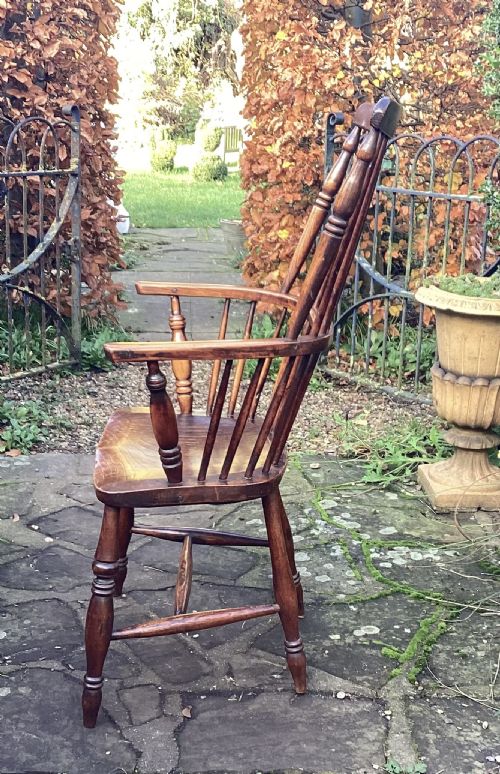 EARLY 19TH CENTURY COMB BACK WINDSOR CHAIR - ADDITIONAL PHOTO 2
