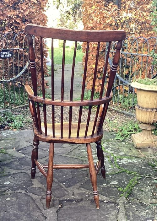EARLY 19TH CENTURY COMB BACK WINDSOR CHAIR - ADDITIONAL PHOTO 3