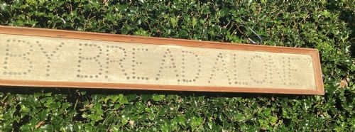 7FT LONG PAINTED PINE DISPLAY SIGN - ADDITIONAL PHOTO 1