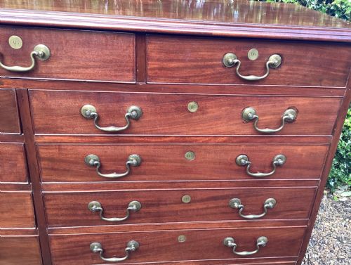 GEORGIAN MAHOGANY CHEST OF DRAWERS C1830 - ADDITIONAL PHOTO 3