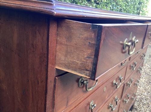 GEORGIAN MAHOGANY CHEST OF DRAWERS C1830 - ADDITIONAL PHOTO 4