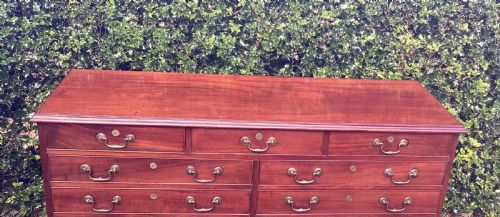 GEORGIAN MAHOGANY CHEST OF DRAWERS C1830 - ADDITIONAL PHOTO 5