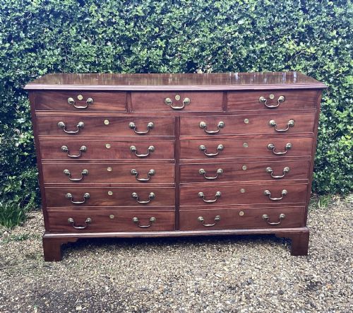 GEORGIAN MAHOGANY CHEST OF DRAWERS C1830 - ADDITIONAL PHOTO 9