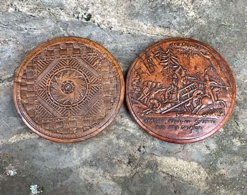 FRENCH COSSACK PRESSED MAPLE SNUFF BOX C1820 - ADDITIONAL PHOTO 3