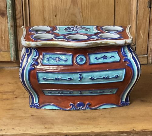CHINESE PORCELAIN BOMBE COMMODE BOUGH POT QIANLONG