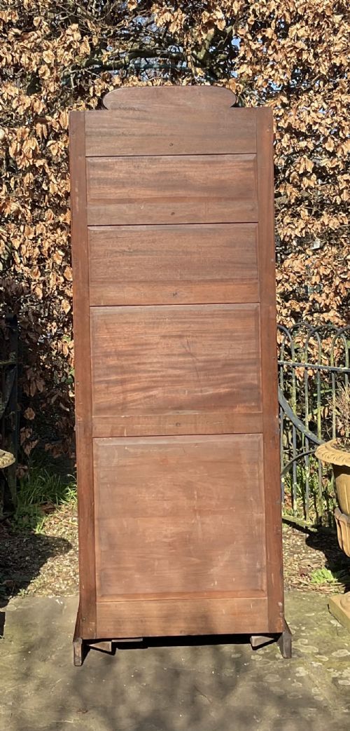 19THC MAHOGANY WATERFALL BOOKCASE - ADDITIONAL PHOTO 5