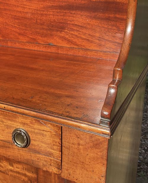 19THC MAHOGANY WATERFALL BOOKCASE - ADDITIONAL PHOTO 9