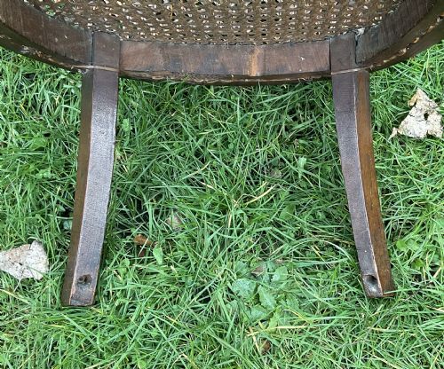 CHILDS GEORGIAN CANED BERGERE CHAIR C1830 - ADDITIONAL PHOTO 4