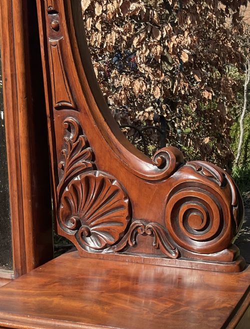 FINE MAHOGANY DUCHESS DRESSING TABLE C1880 - ADDITIONAL PHOTO 6