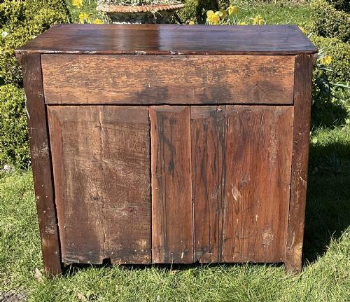 SMALL EARLY ENGLISH OAK CHEST OF DRAWERS C1680 - ADDITIONAL PHOTO 13