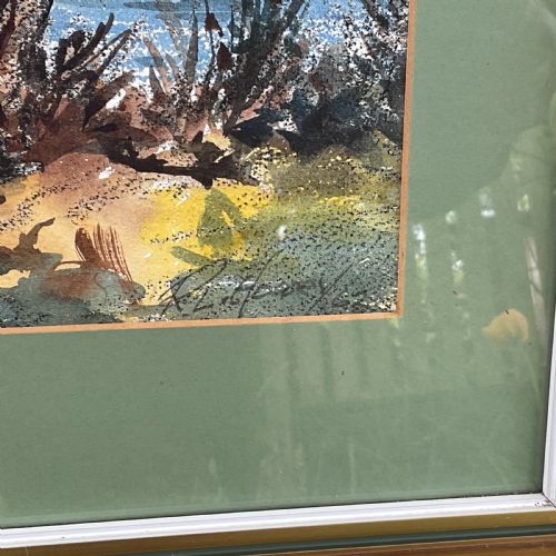 RL HOWEY WATERCOLOUR LANDSCAPE 1962 - ADDITIONAL PHOTO 2
