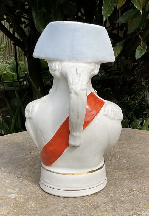 LARGE STAFFORDSHIRE ADMIRAL LORD NELSON WATER JUG - ADDITIONAL PHOTO 5