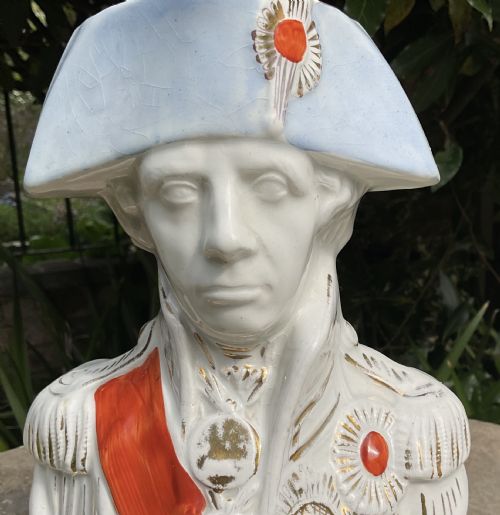 LARGE STAFFORDSHIRE ADMIRAL LORD NELSON WATER JUG - ADDITIONAL PHOTO 6