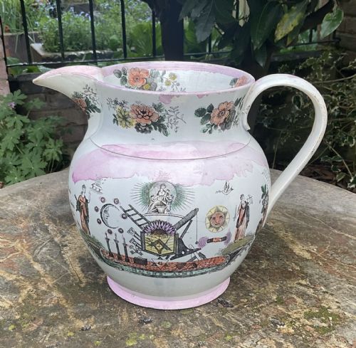 LARGE DEAR JACK SUNDERLAND LUSTRE JUG C1830 - ADDITIONAL PHOTO 4