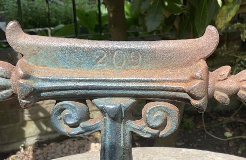 VICTORIAN CAST IRON BOOT SCRAPER C1880 - ADDITIONAL PHOTO 1