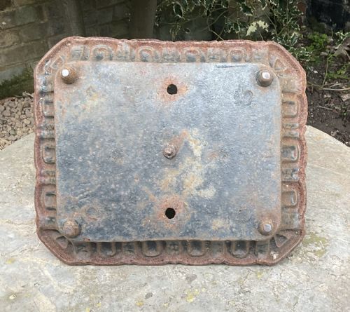 VICTORIAN CAST IRON BOOT SCRAPER C1880 - ADDITIONAL PHOTO 2