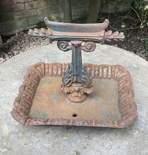 VICTORIAN CAST IRON BOOT SCRAPER C1880 - ADDITIONAL PHOTO 3