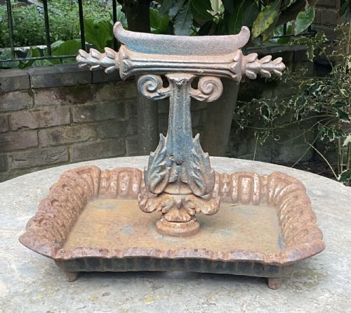 VICTORIAN CAST IRON BOOT SCRAPER C1880 - ADDITIONAL PHOTO 4
