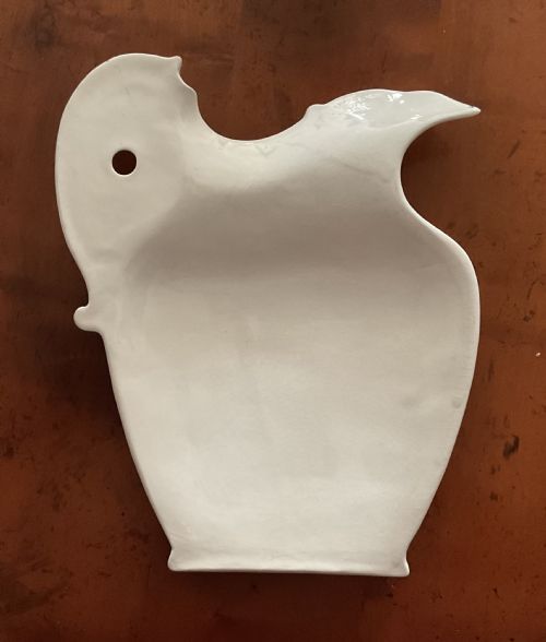 fig 1. LARGE POTTERY SALESMAN’S SAMPLE PLAQUE JUG c1890