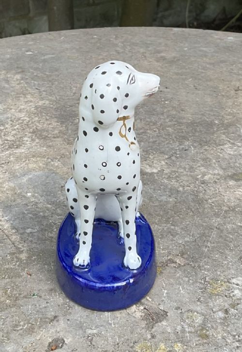 VICTORIAN STAFFORDSHIRE DALMATIAN C1860 - ADDITIONAL PHOTO 5