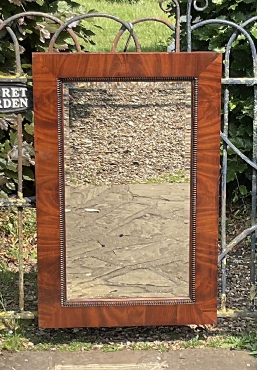 ENGLISH REGENCY MAHOGANY WALL MIRROR C1830 - ADDITIONAL PHOTO 1