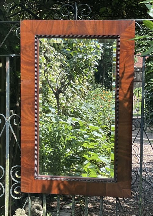 ENGLISH REGENCY MAHOGANY WALL MIRROR C1830 - ADDITIONAL PHOTO 2